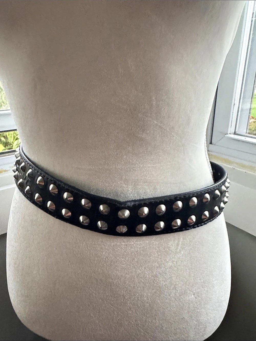 Studded Black Belt